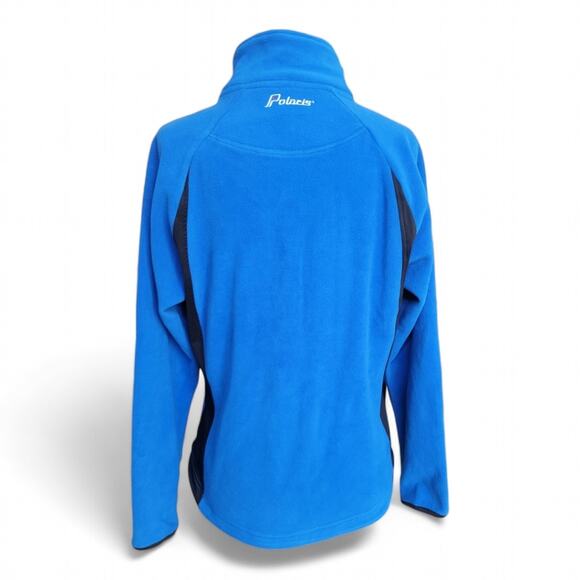 Polaris Far Infrared Fleece Jacket NWT Size Medium Electric Blue - Picture 3 of 8